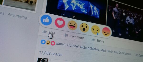 Facebook ввел пять альтернатив лайку. - Sputnik Латвия