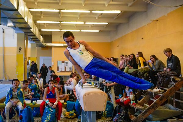 Упражнение на гимнастическом коне - Sputnik Латвия