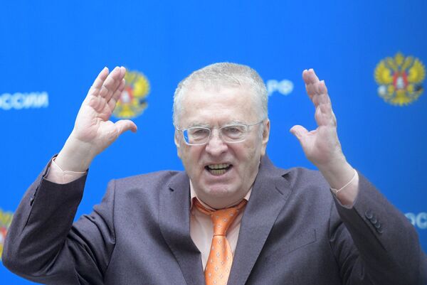 Кандидат в президенты РФ, лидер ЛДПР Владимир Жириновский - Sputnik Латвия