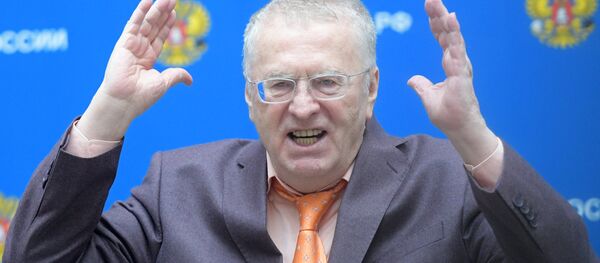 Кандидат в президенты РФ, лидер ЛДПР Владимир Жириновский Кандидат в президенты РФ, лидер ЛДПР Владимир Жириновский - Sputnik Latvija