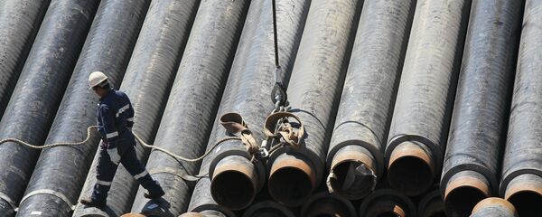 Строительство морского участка газопровода - Sputnik Латвия