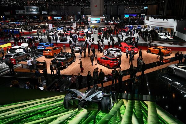 Автосалон Geneva International Motor Show 2018 в Женеве, Швейцария - Sputnik Латвия