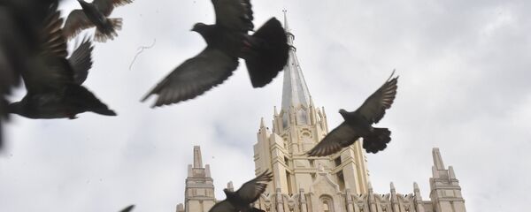 Krievijas Ārlietu ministrijas ēka Maskavā Krievijas Ārlietu ministrijas ēka Maskavā - Sputnik Latvija