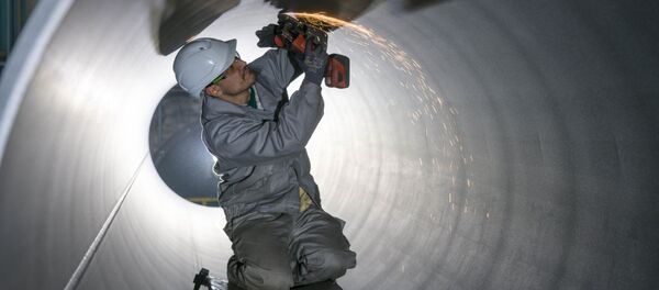 Трубы для строительства газопровода Северный поток-2 - Sputnik Латвия