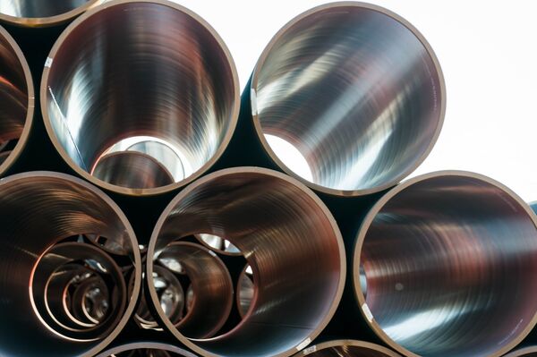 Трубы для строительства газопровода Северный поток - 2 Трубы для строительства газопровода Северный поток - 2 - Sputnik Латвия
