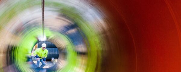 Трубы для строительства газопровода Северный поток-2 Трубы для строительства газопровода Северный поток-2 - Sputnik Latvija