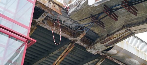 Вантовый мост в Риге перед ремонтом - Sputnik Латвия