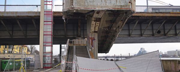 Вантовый мост в Риге перед ремонтом Вантовый мост в Риге перед ремонтом - Sputnik Latvija