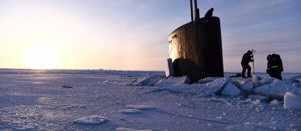 ASV Jūras spēku zemūdene militāro mācību ICEX-2018 laikā. Foto no arhīva ASV Jūras spēku zemūdene militāro mācību ICEX-2018 laikā. Foto no arhīva - Sputnik Latvija