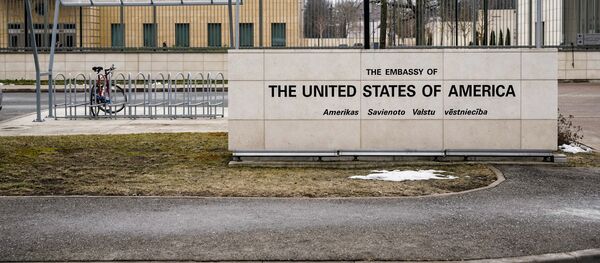 Посольство США в Риге Посольство США в Риге - Sputnik Latvija