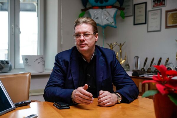 Константин Выборнов, пресс-секретарь Олимпийского комитета России Константин Выборнов, пресс-секретарь Олимпийского комитета России - Sputnik Латвия