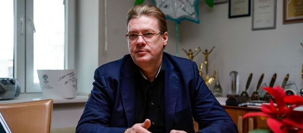 Константин Выборнов, пресс-секретарь Олимпийского комитета России Константин Выборнов, пресс-секретарь Олимпийского комитета России - Sputnik Латвия