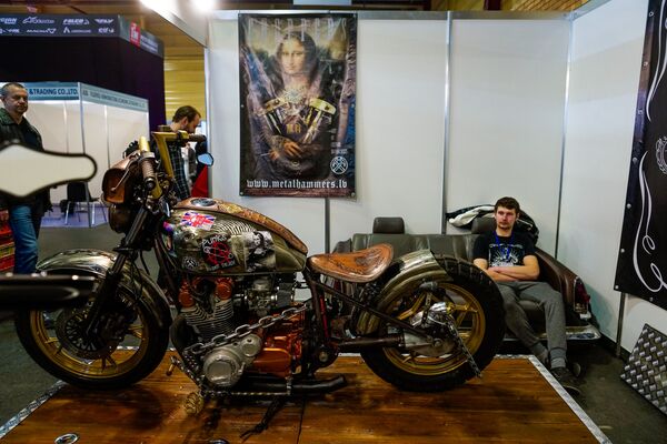 Латвийские умельцы делают из мотоциклов произведение искусств - Sputnik Латвия