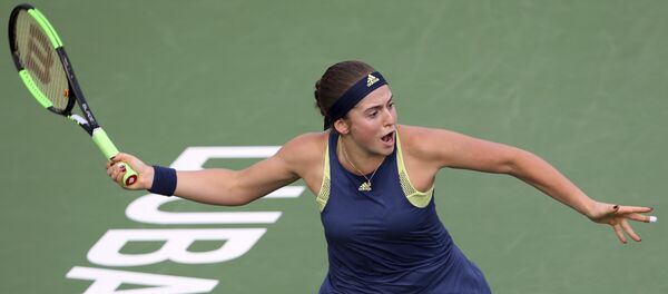 Латвийская теннисистка Елена Остапенко - Sputnik Латвия