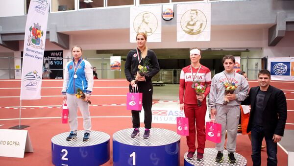 Латвийка Лаура Скуиня завоевала бронзу на турнире Dan Kolov - Nikola Petrov в Софии - Sputnik Латвия