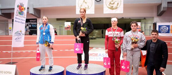 Латвийка Лаура Скуиня завоевала бронзу на турнире Dan Kolov - Nikola Petrov в Софии - Sputnik Латвия