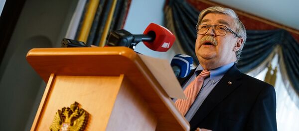 Krievijas vēstnieks Latvijā Jevgenijs Lukjanovs - Sputnik Latvija