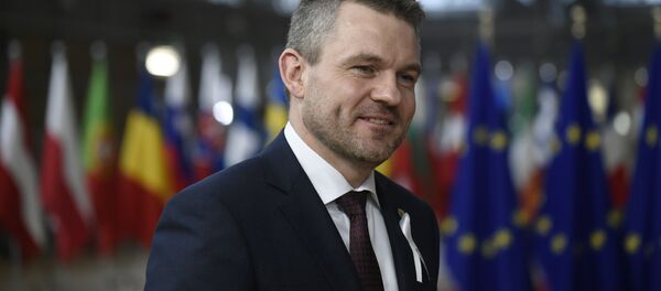 Slovākijas premjerministrs Pēters Pelegrīni Slovākijas premjerministrs Pēters Pelegrīni - Sputnik Latvija