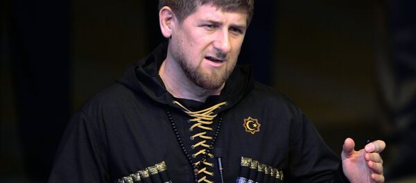 Глава Чеченской Республики Рамзан Кадыров Глава Чеченской Республики Рамзан Кадыров - Sputnik Латвия