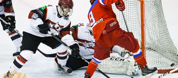 Выставочный матч. Латвия U18 — Россия U17 Выставочный матч. Латвия U18 — Россия U17 - Sputnik Латвия