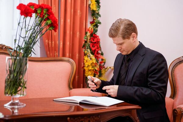 Сергей Потапкин депутат Сейма Латвии от партии Согласие - Sputnik Латвия