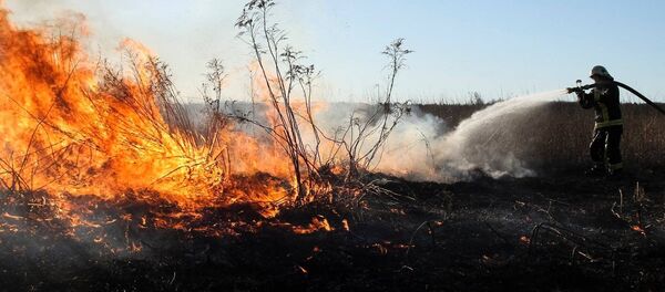 Пожар на Спилве - Sputnik Latvija