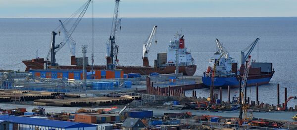 Строительство завода по сжижению природного газа на Ямале - Sputnik Латвия