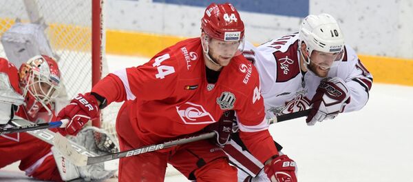 Матч между командами ХК Спартак (Москва) - ХК Динамо (Рига) - Sputnik Латвия