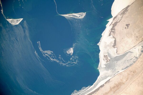 Вид из космоса на Аральское море - Sputnik Латвия