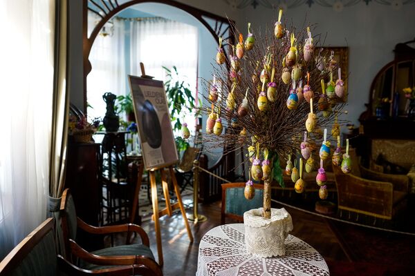 Выставка пасхальных яиц в Музее югендстиля - Sputnik Латвия