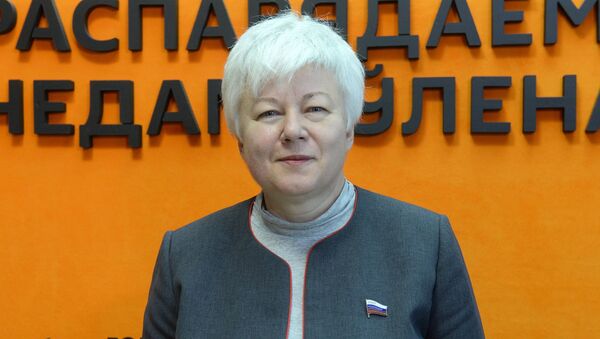 Член Комитета Совета Федерации России по международным делам Ольга Тимофеева - Sputnik Латвия