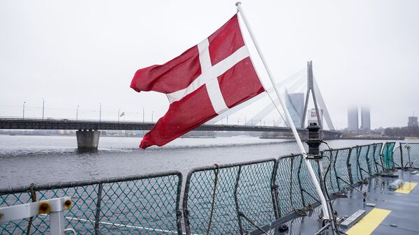 Флаг Королевских ВМС Дании - Sputnik Latvija