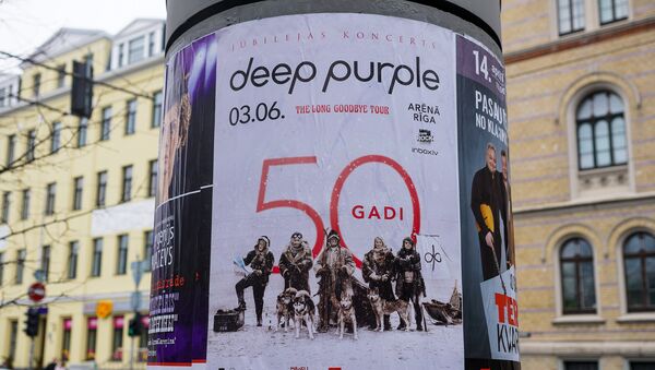 Плакат группы Deep Purple в Риге - Sputnik Латвия