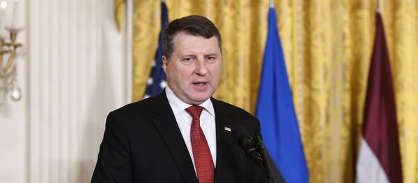 Президент Латвии Раймондс Вейонис Президент Латвии Раймондс Вейонис - Sputnik Latvija