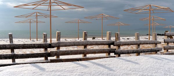 Пляж Феодосии, Крым - Sputnik Latvija