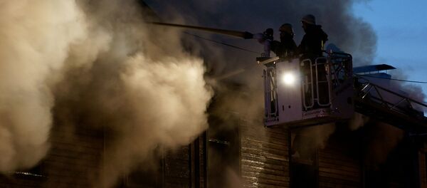 Латвийские пожарные Латвийские пожарные - Sputnik Латвия