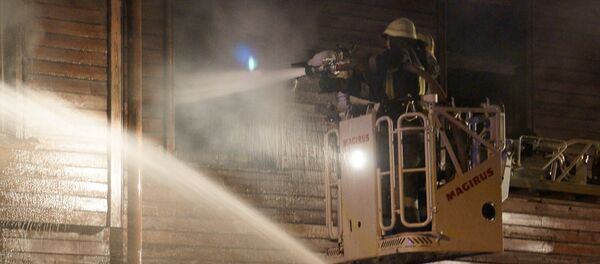 Латвийские пожарные Латвийские пожарные - Sputnik Латвия