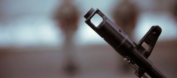 Automāta stobrs. Foto no arhīva Automāta stobrs. Foto no arhīva - Sputnik Latvija