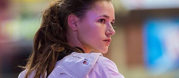 Латвийская тхэквондистка Инесе Тарвиде - Sputnik Латвия