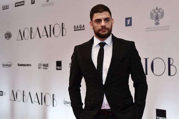 Актер Милан Марич на премьере фильма режиссера Алексея Германа-младшего Довлатов в Москве - Sputnik Латвия