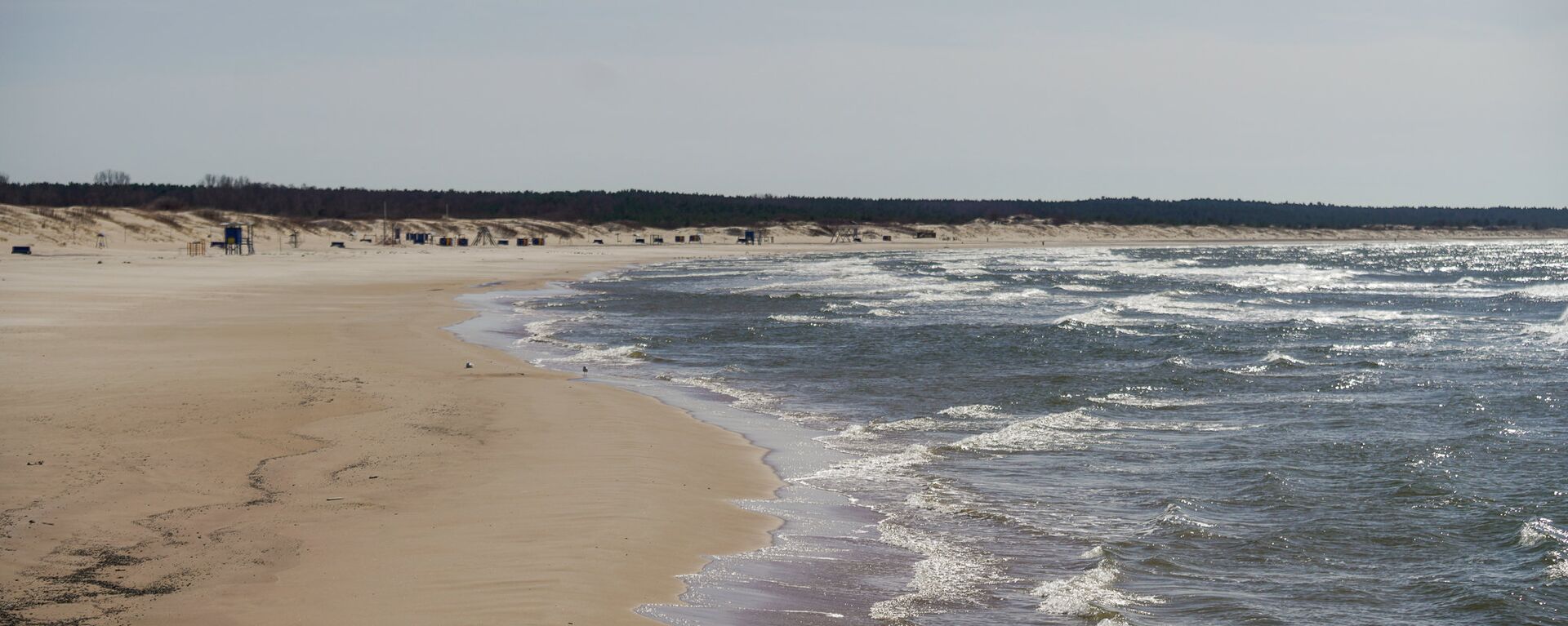 Пляж в Вентспилсе - Sputnik Латвия, 1920, 06.07.2018