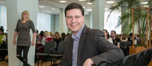 Главный редактор интернет-портала ГРАМОТА.РУ, кандидата филологических наук Владимир Пахомов - Sputnik Латвия