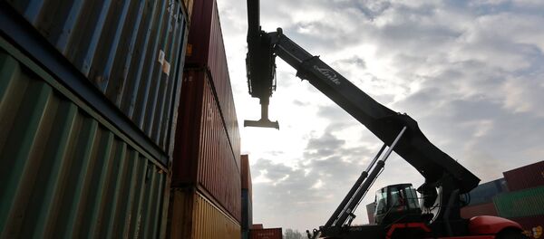 Работа склада временного хранения Работа склада временного хранения - Sputnik Латвия