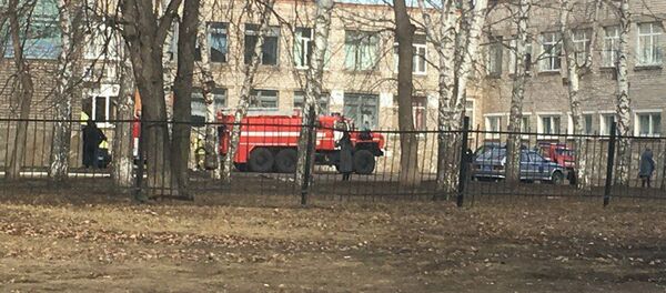Нападение на школу №1 в Стерлитамаке. 18 апреля 2018 Нападение на школу №1 в Стерлитамаке. 18 апреля 2018 - Sputnik Латвия