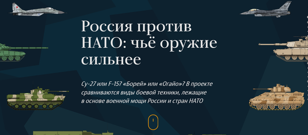 Россия против НАТО: чьё оружие сильнее - Sputnik Латвия