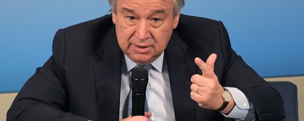 Генеральный секретарь Организации Объединённых Наций (ООН) Антониу Гутерреш Генеральный секретарь Организации Объединённых Наций (ООН) Антониу Гутерреш - Sputnik Latvija