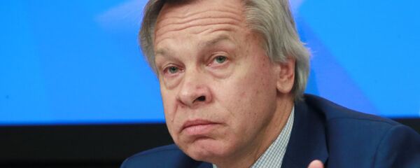 Krievijas senators Aleksejs Puškovs  Krievijas senators Aleksejs Puškovs  - Sputnik Latvija