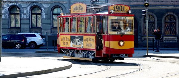 Рижский ретротрамвай Рижский ретротрамвай - Sputnik Латвия