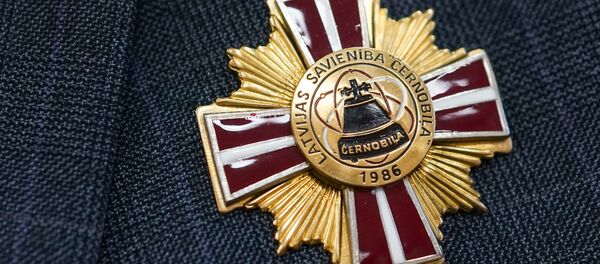 Latvijas biedrības Černobiļa piemiņas zīme Latvijas biedrības Černobiļa piemiņas zīme - Sputnik Latvija