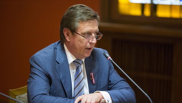 Премьер министр Латвии Марис Кучинскис - Sputnik Латвия